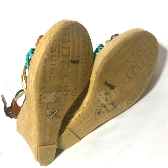 Southwest Rope Wedge Sandals - Picture 4 of 4